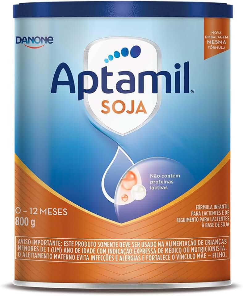 Fórmula Infantil: Aptamil Soja 2 800g - 0-12 meses