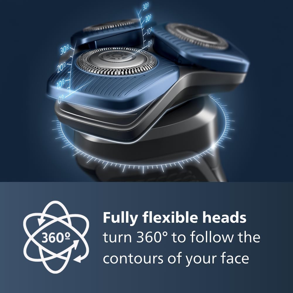 Philips Shaver Series 7000 Wet & Dry Electric Shaver with SkinIQ