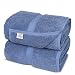 Chakir Turkish Linens Turkish Cotton Luxury Hotel & Spa Bath Towel, Bath Sheet - Set of 2, Wedgewood