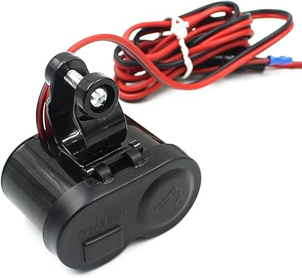 PIXNOR 12-24V motos moto alimentaci?n puerto USB mechero enchufe cargador PIXNOR 12-24V motos moto alimentaci?n puerto USB mechero enchufe cargador