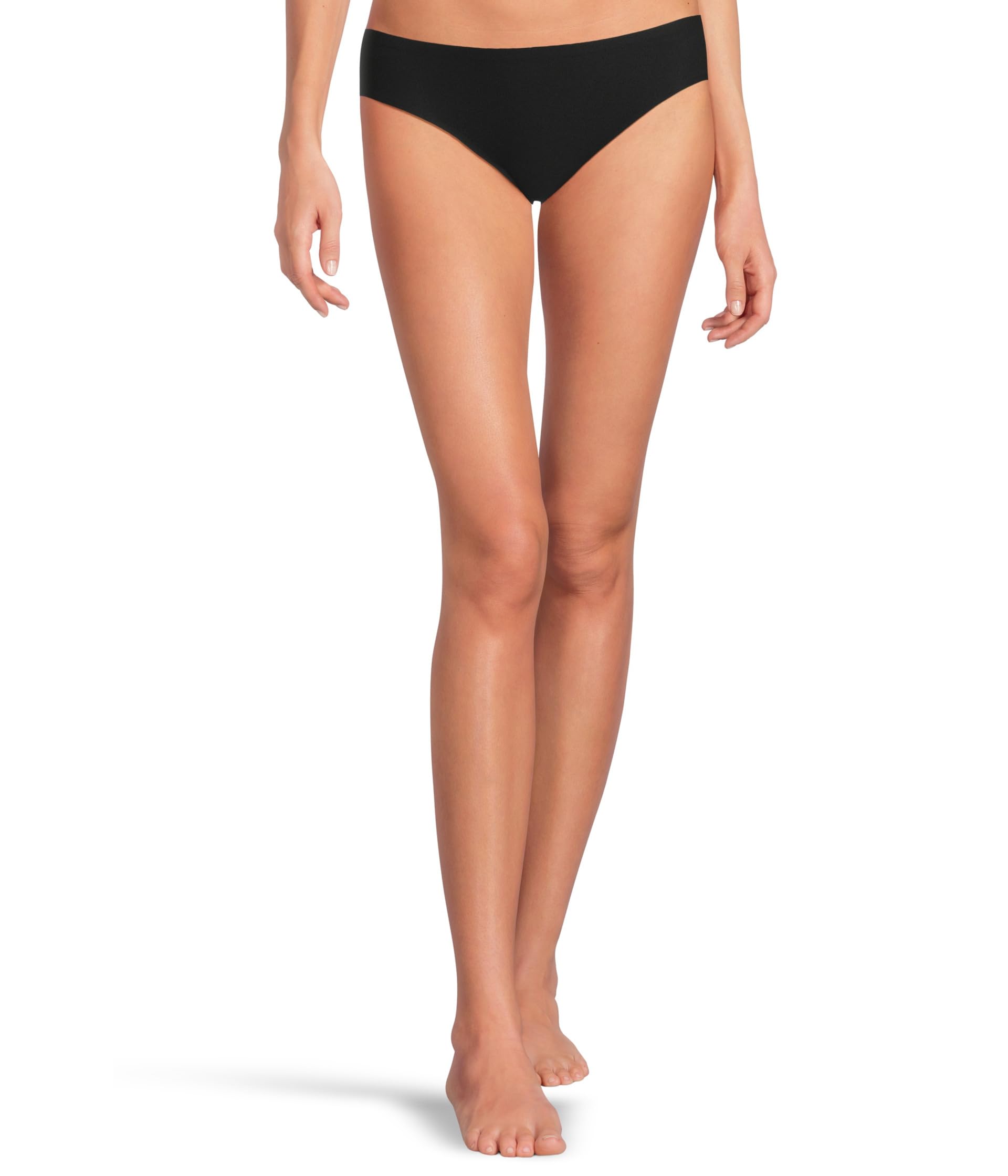 Chantelle Damen Slips – SoftStretch Vorteilspack, nahtlos, unsichtbar, One Size 36–44, Schwarz, 4er Pack