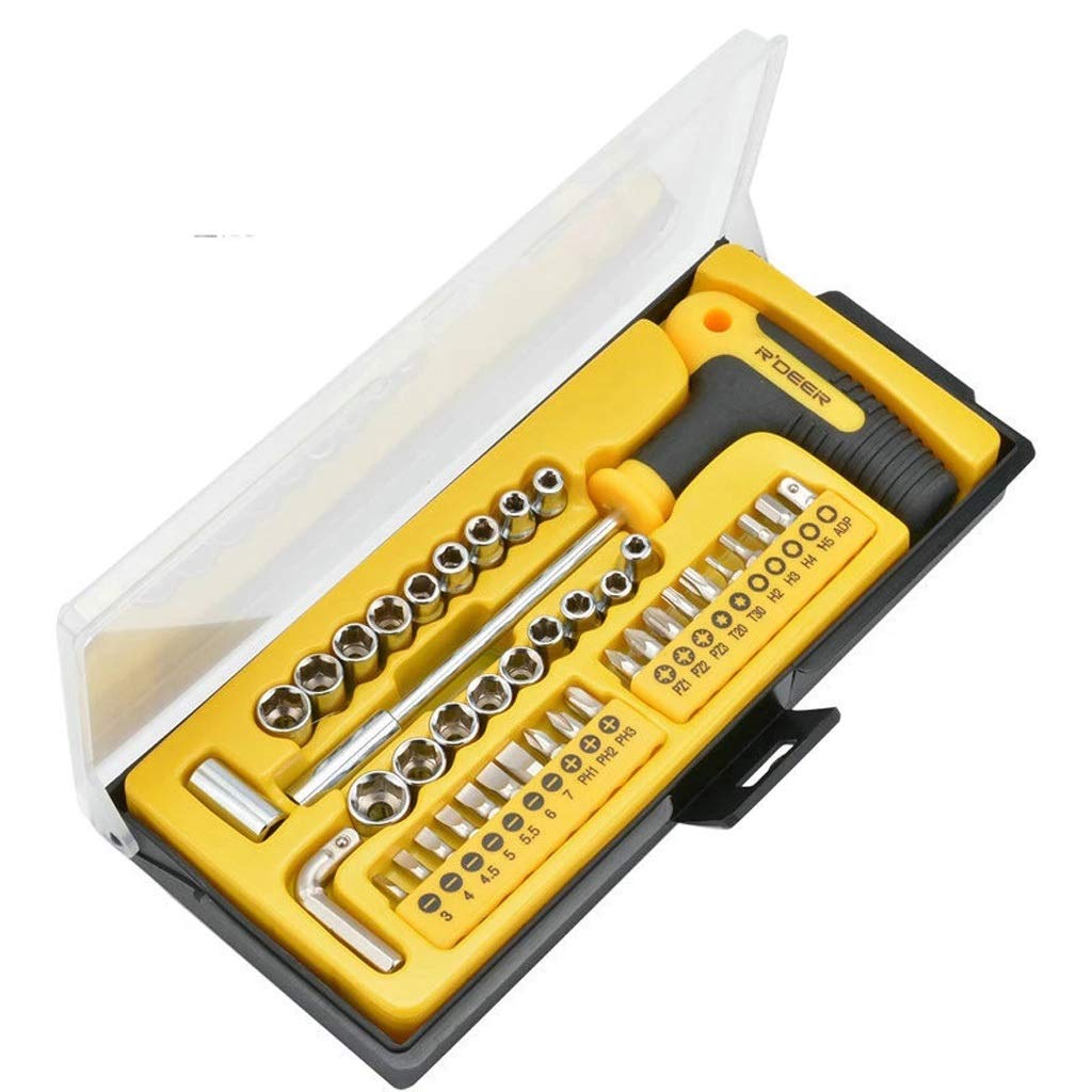Set di cacciavite a 43pcs SET MULTITOOL Chrome Vanadio Cacciavite Cacciavite Cross Torx Strumenti di riparazione Kit