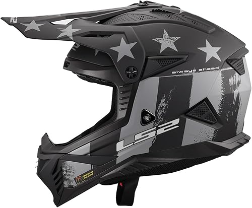 Miniatura 2 de LS2 Cascos Gate II Full Face MX Casco de moto