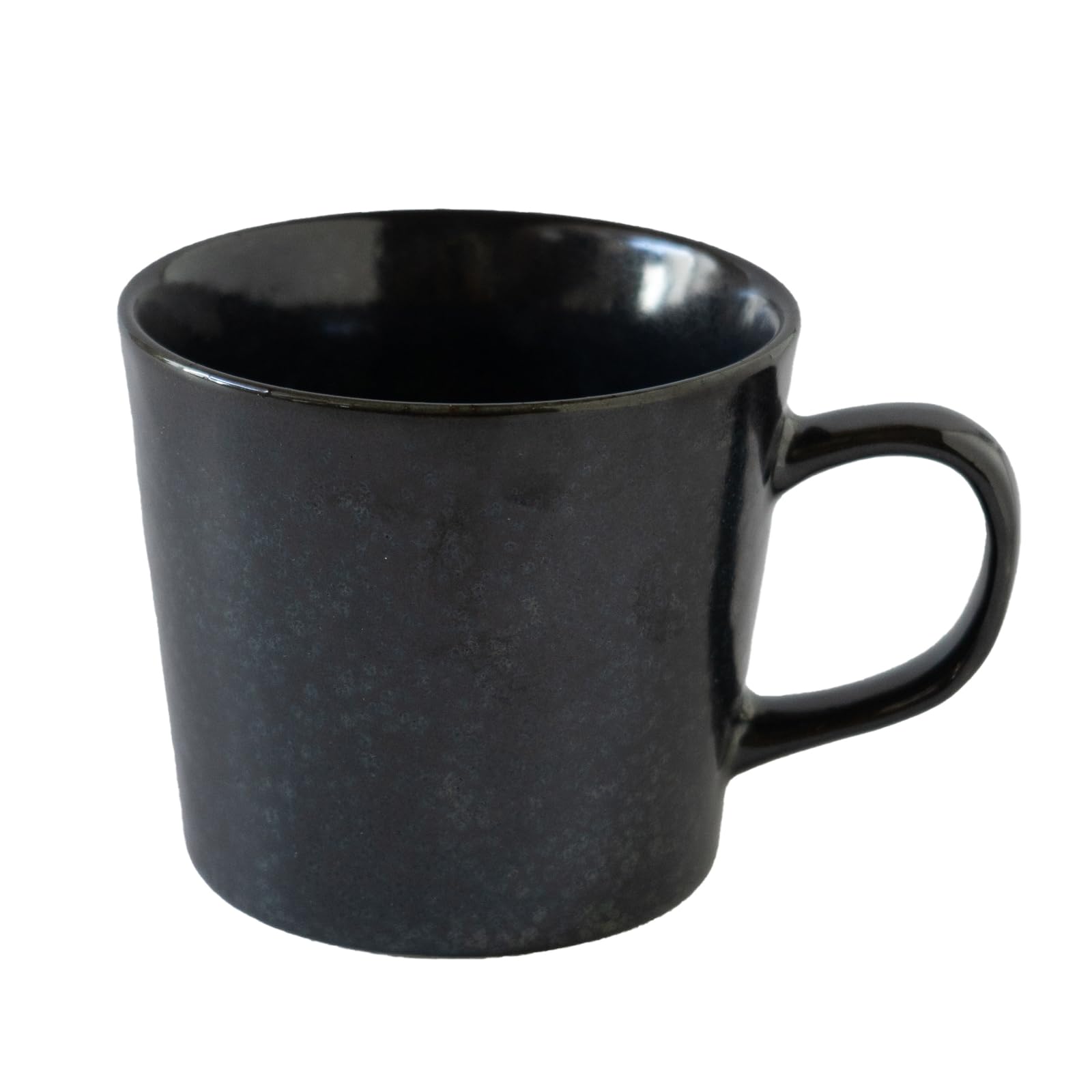 aito 0517336 Natural Color Mug, Large, Approx. 10.8 fl oz (320 ml), Midnight Black, Mino Ware, Dishwasher Safe, Microwave Safe, Made in Japan : Home & Kitchen
