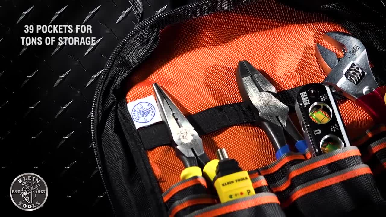 Tradesman-Pro-Backpack-39-pockets-for-tons-of-tool-storage-Klein-Tools-55421BP14