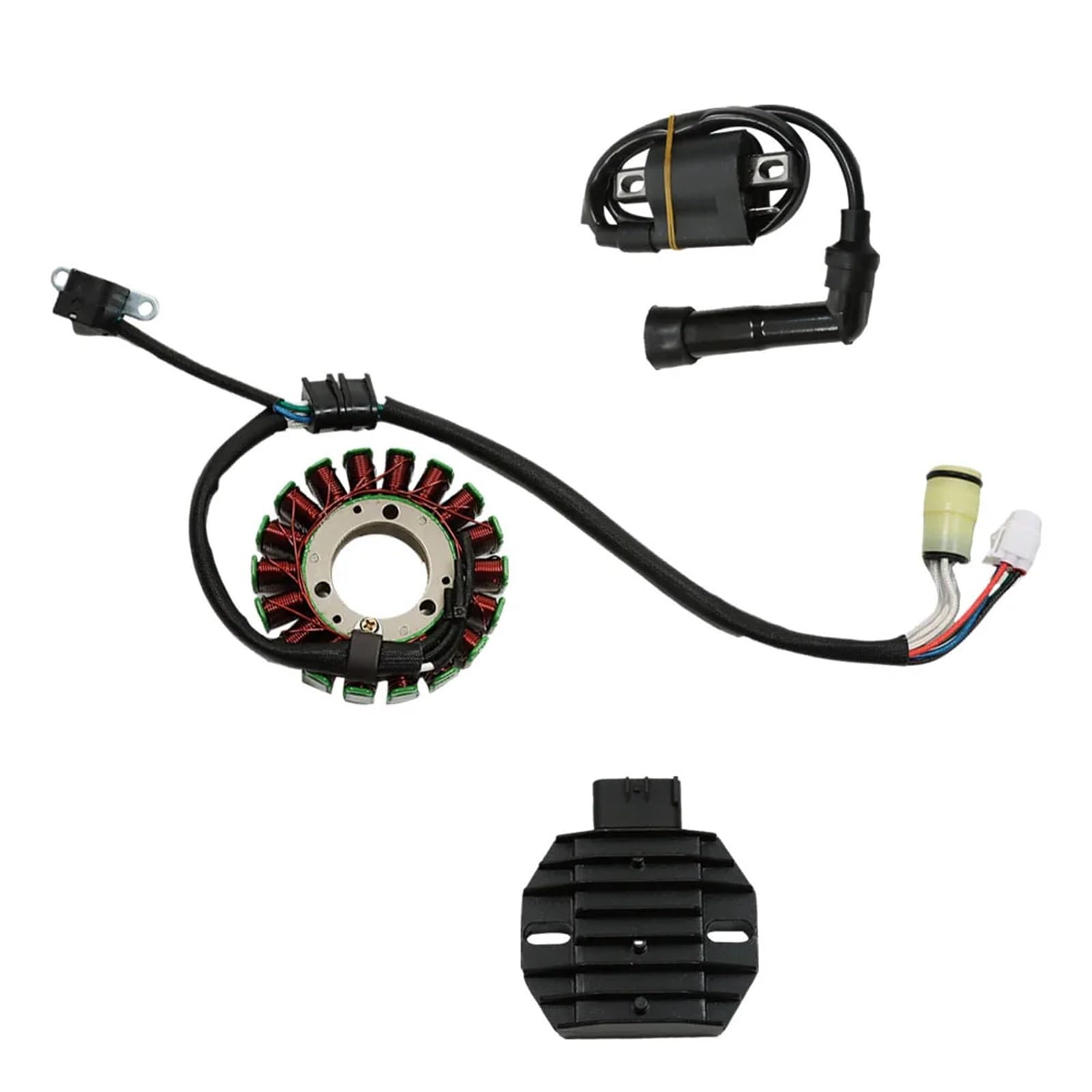 Bobina Di Accensione Per Moto Per Raptor 660 YFM660 2001 2002 2003 2004 2005 Statore Regolatore Raddrizzatore Bobina Di Accensione Bobina d'accensione