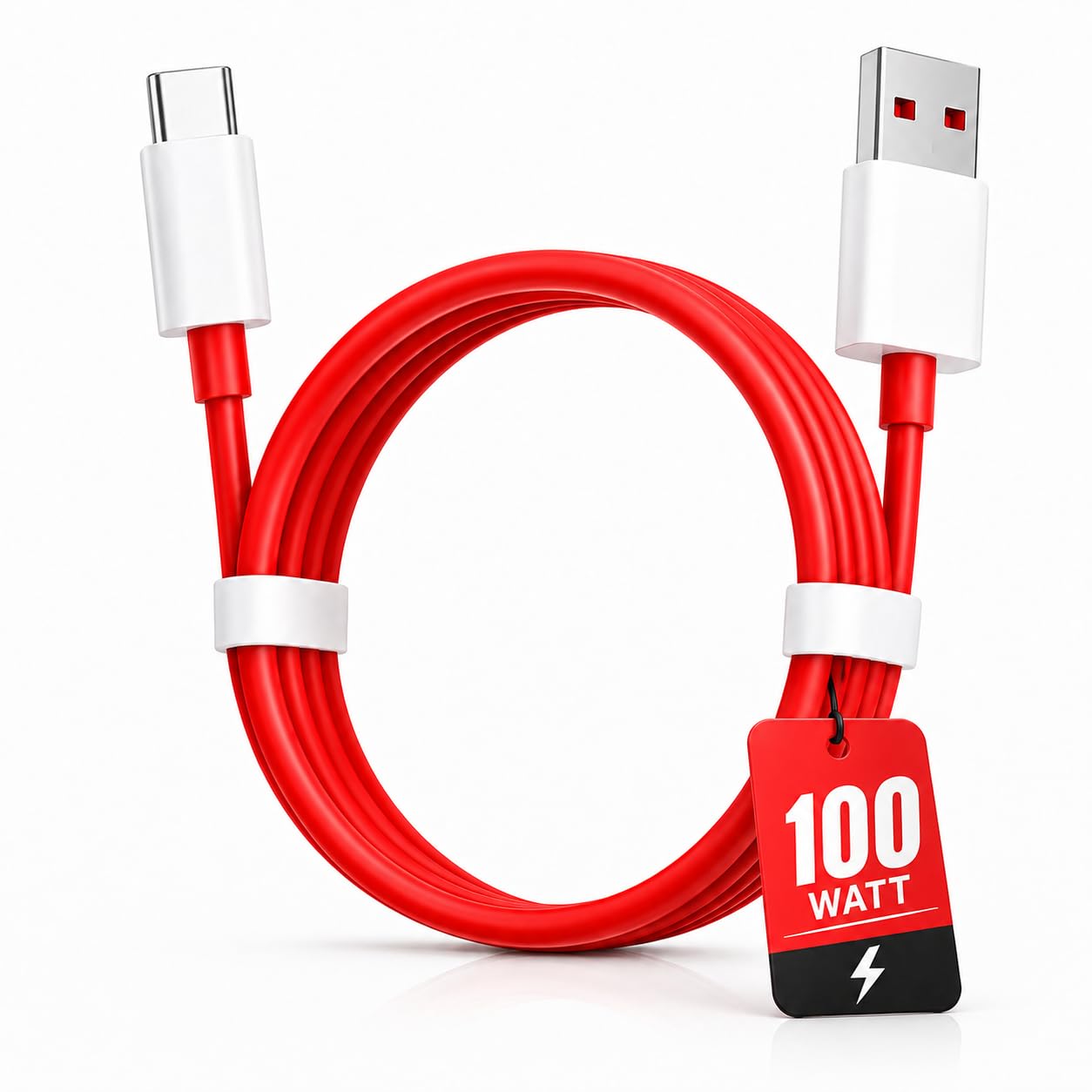 One Plus Original 100W USB Type C Data Sync Fast Charging Charger Cable Compatible with OnePlus 15/15R13/13R/12R/12/11/11R/10/10R/9/9R/8/8T,Nord 5/4/3,CE4/3/2/Lite Support Type-C By Marchpower.-picture-25