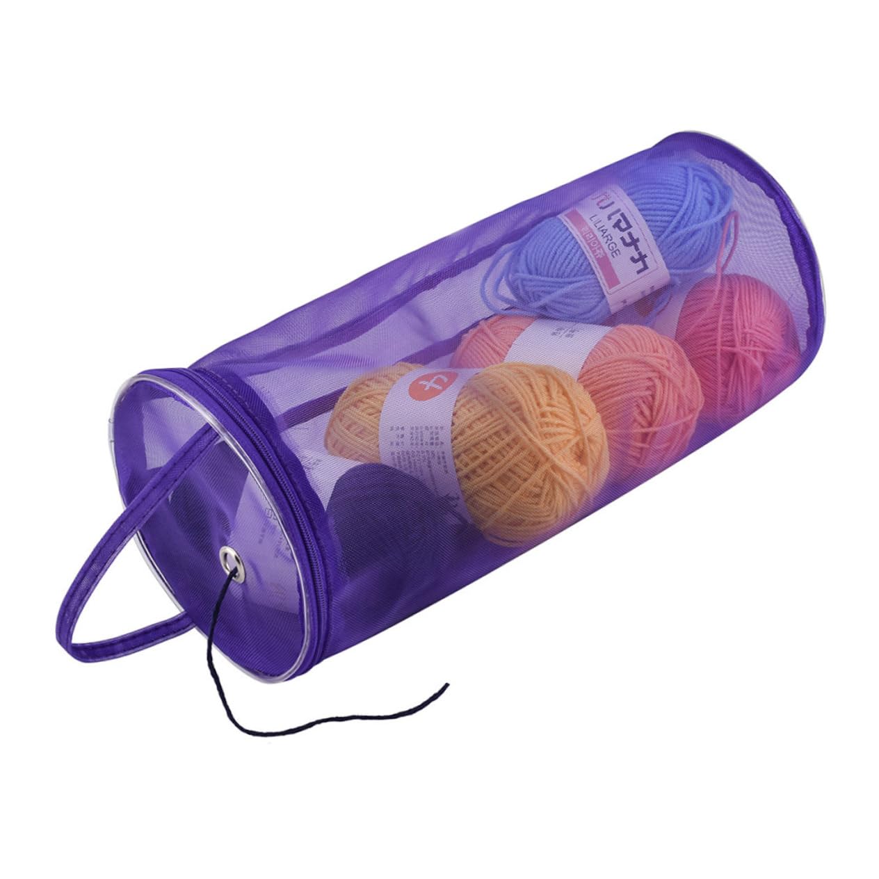 DIYEAH Wollgarntasche 2er Set - Große Aufbewahrung Für Strickzubehör