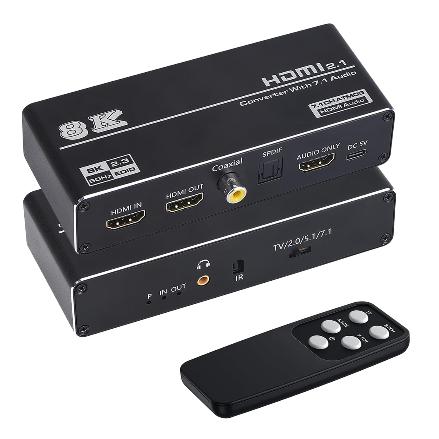 Amazon.com: 8K HDMI Audio Extractor Splitter, Supports 120Hz 4K
