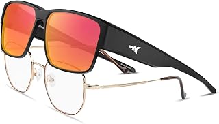KastKing Molino Fit Over Polarized Sunglasses, TAC Lens, Grilamid Frame