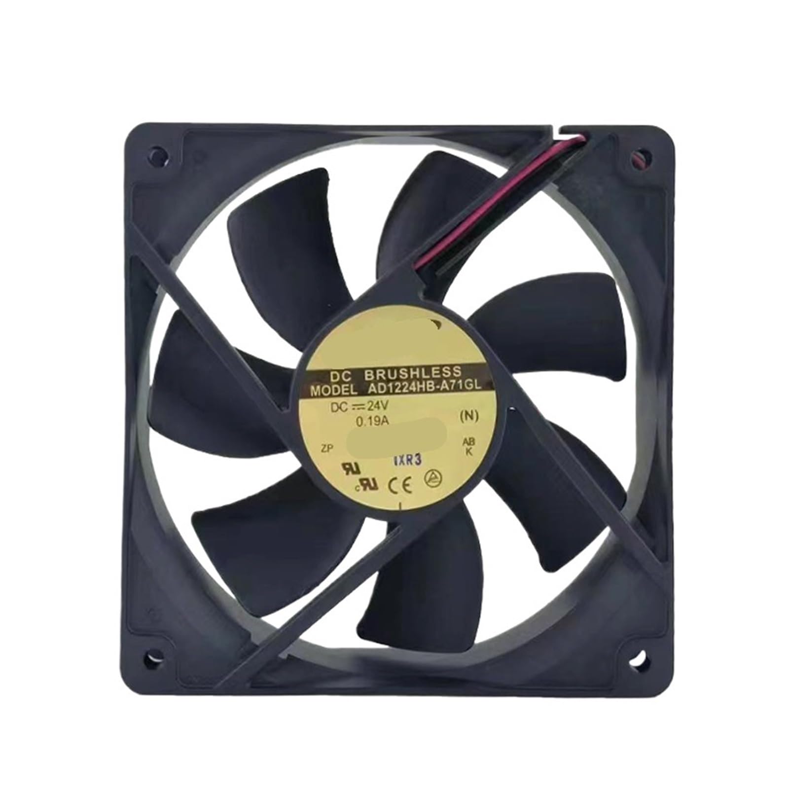 LZIKKGKI AD1224HB-A71GL 12025 Fan 24V 0.19A 12025 120x120x25mm AD1224UB-A72GL Cooling Fan(AD1224UB-A72GL)