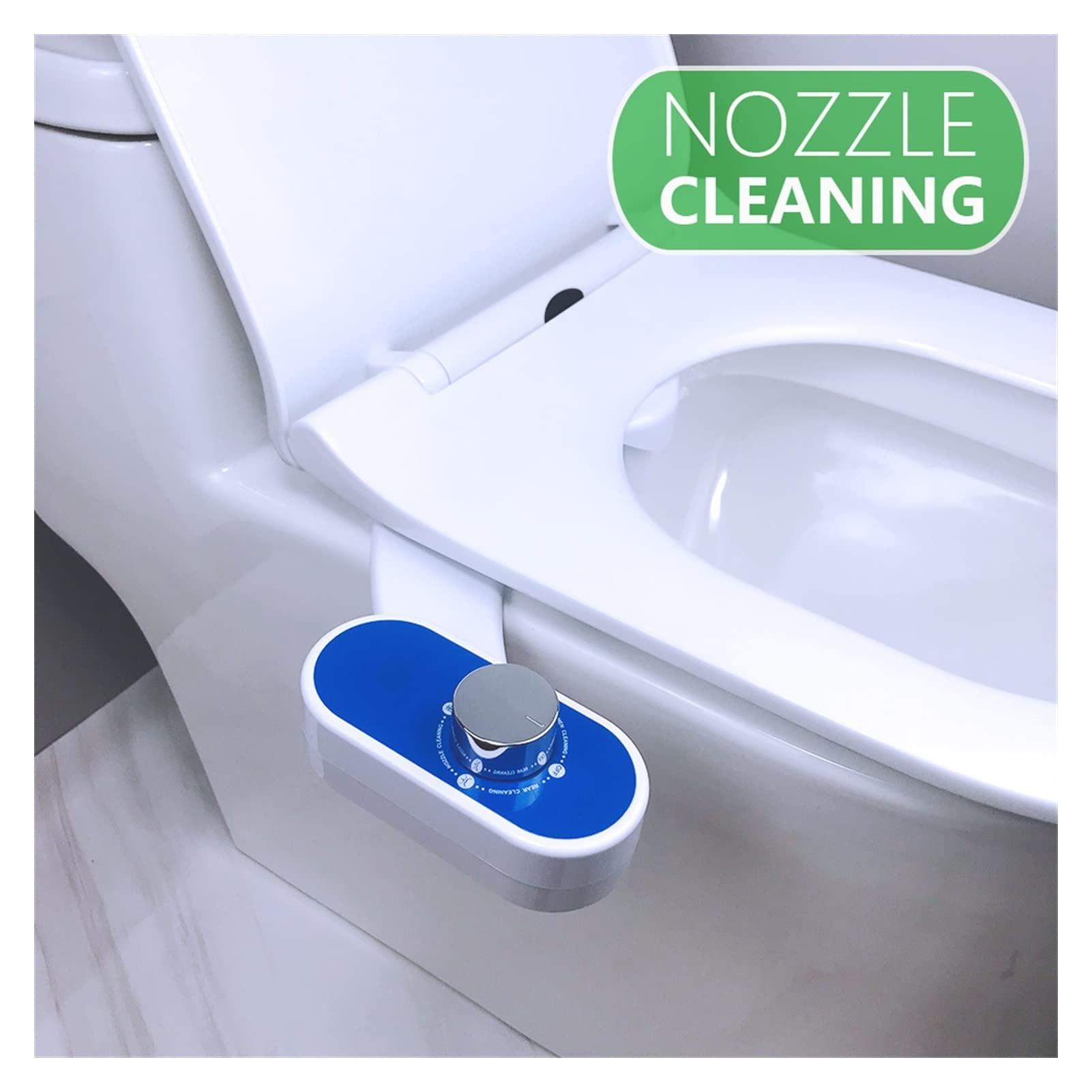 Bidet toaleta podwójna dysza osobista higiena bidet bidet toaleta bidet bidet toaleta akcesoria żeński bidet nieelektryczny (Color : Black, Size : A)