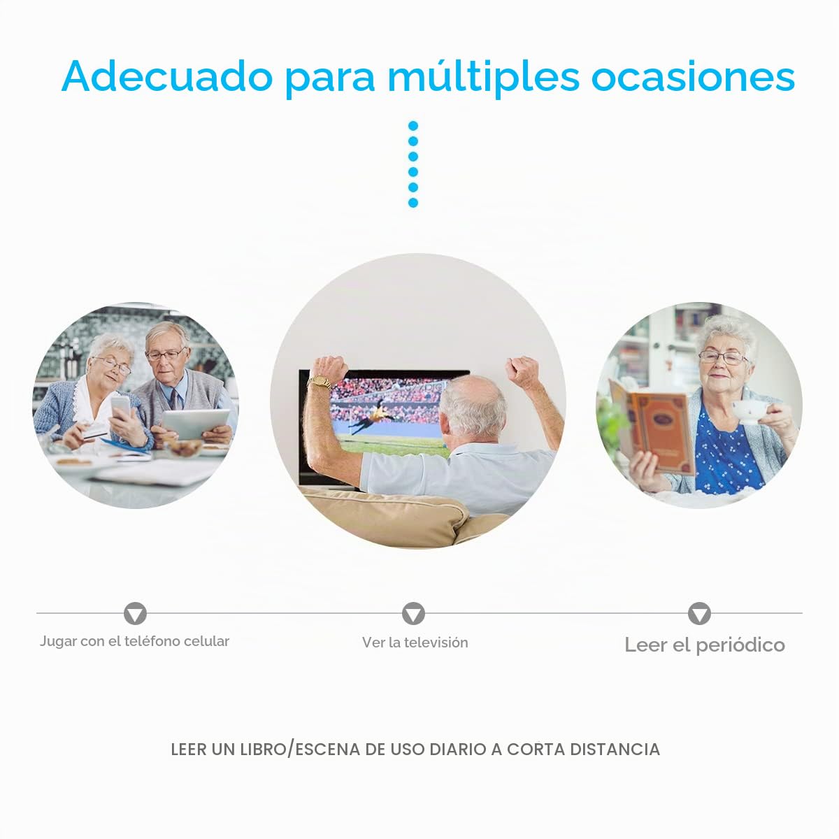 MIRYEA Fotocromáticas Multifocales Progresivas Gafas de Lectura Hombres Mujeres Bisagras Resorte Protección UV Gafas de Sol