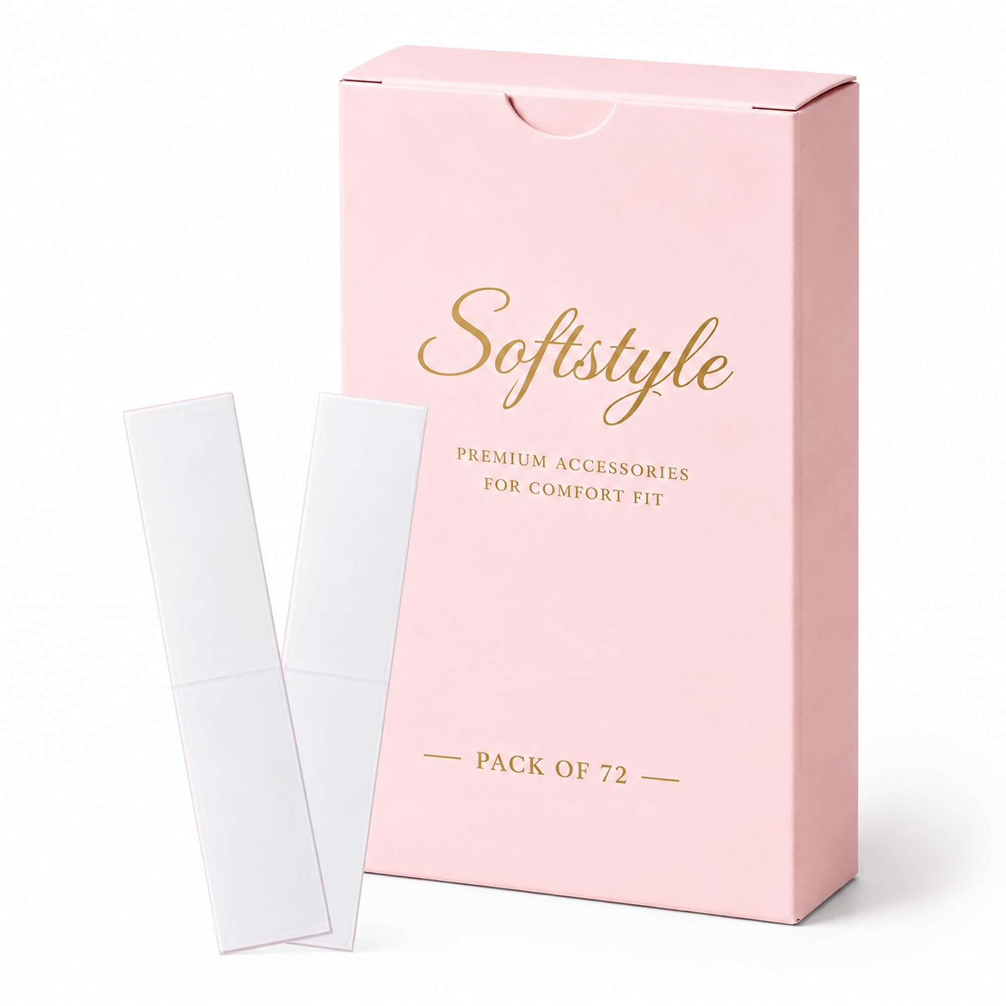 SOFTSTYLE Double Sided fashion tape for women | Body tape to stick clothes & Dress Support | Transparent cloth tape for Neckline, Saree, Blouse & Clothing Fit (Transparent - Pack of 72)-image-41