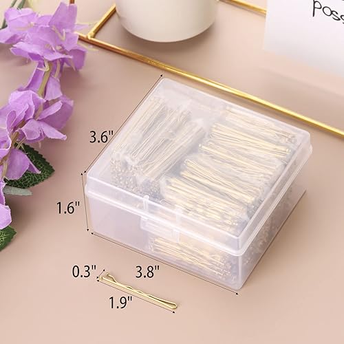 Miniatura 7 de Tbestmax 800 horquillas para el cabello, horquillas negras de 2 pulgadas con caja para mujeres, mujeres y niñas, pasador de agarre invisible