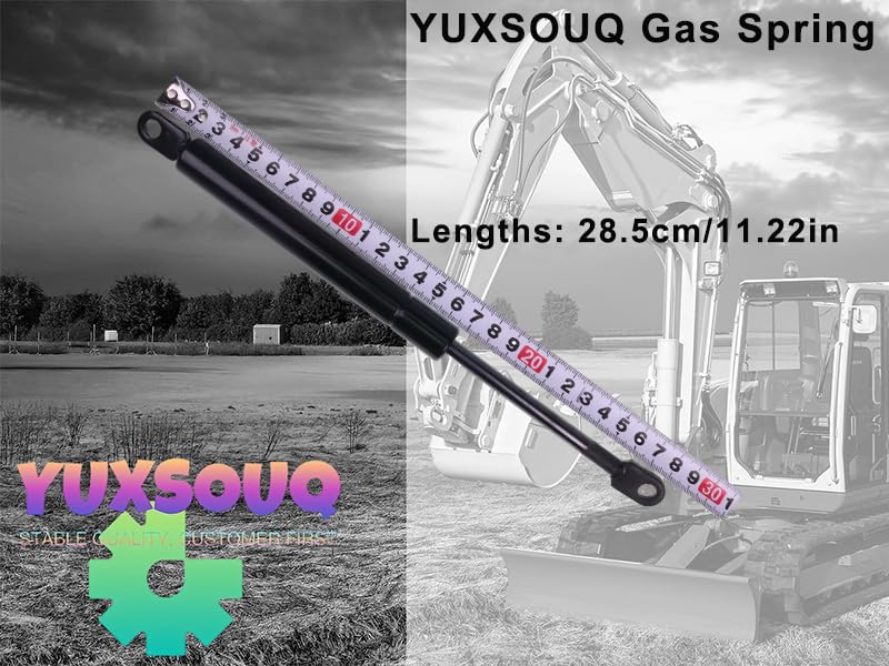 Miniatura 7 de Muelle de gas 1653900057 1653900036 1653900050 compatible con cargador Takeuchi TL8, TL10, TL12, TL120, TL130, TL140, TL150, TL230, TL240, TL250