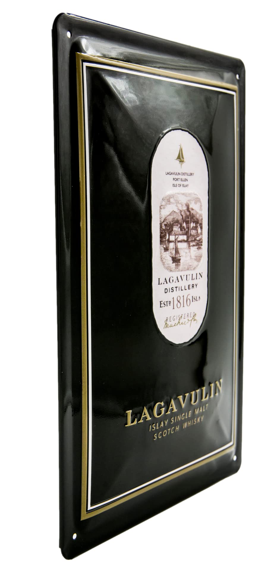 Retro Whisky Tin Sign Suitable for Lagavulin Single Malt Scotch Lovers and Connoisseurs - Image 4