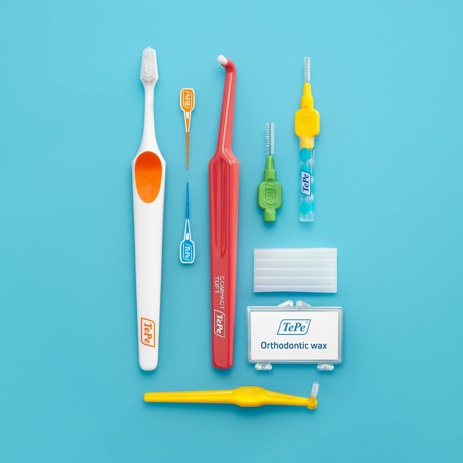 TEPE Orthodontic Kit, 10pcs Oral Care kit for Cleaning Braces and