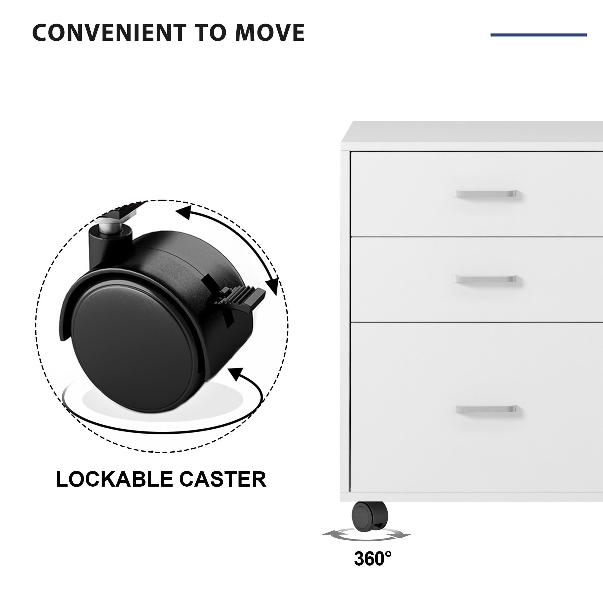 SogesHome Armadietto da ufficio, in legno, con 3 cassetti e 2 ripiani aperti per formato A4, legale, formato letter, 80 x 40 x 63 cm