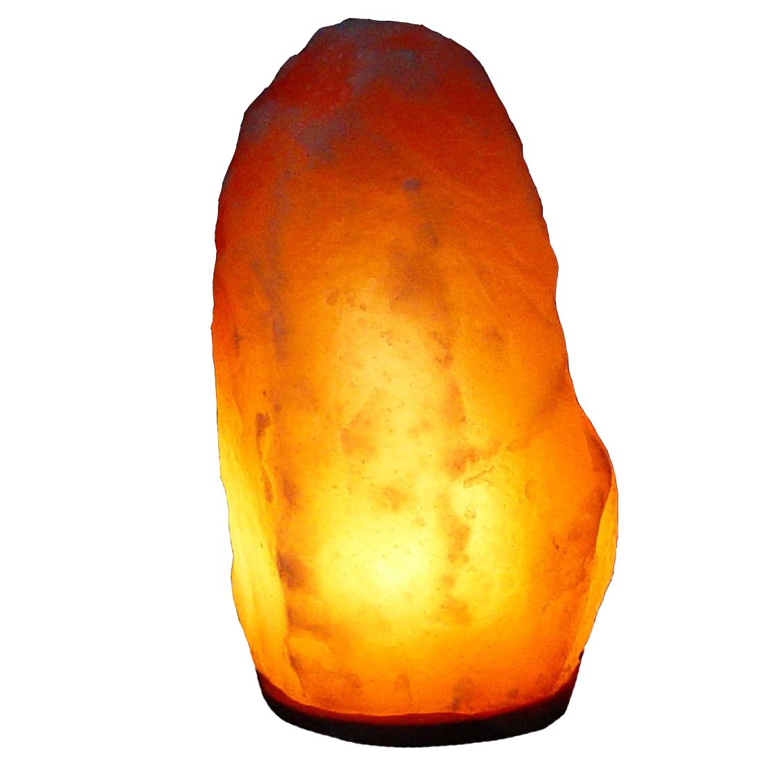 Salz Lampe von 2 kg bis 26 kg frei wählbar Kristall Lampen Salt Range Pakistan mit Spezial Leuchtmittel und Kabel in 175 cm SCHWARZ (14-16 kg)