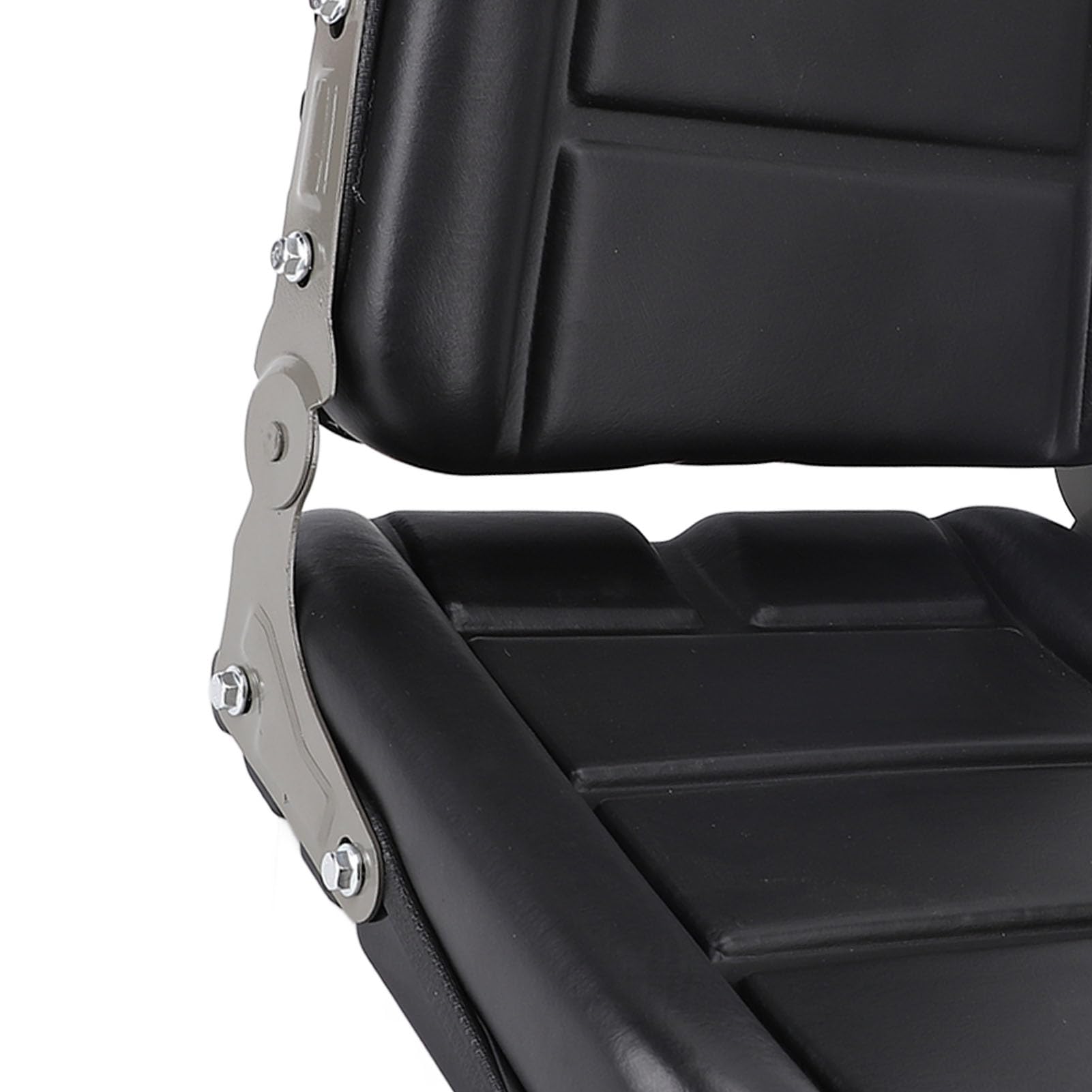 FTVOGUE Reemplazo de Asiento de Carretilla Elevadora de Cuero de PU, Estructura Reforzada Resistente para Triciclo de Tractor, Cómodo Asiento de Tractor Universal para Vehículos Agrícolas