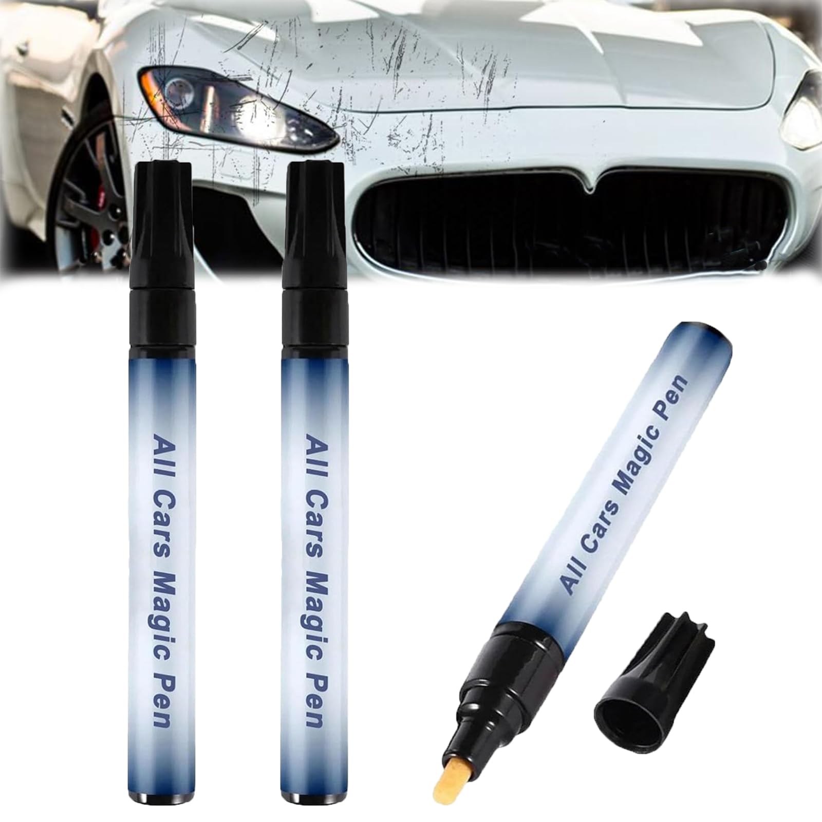 Nurila Silber Lackstift Auto, Car Magic Pen, Auto K Produktbild-Vorschau 7