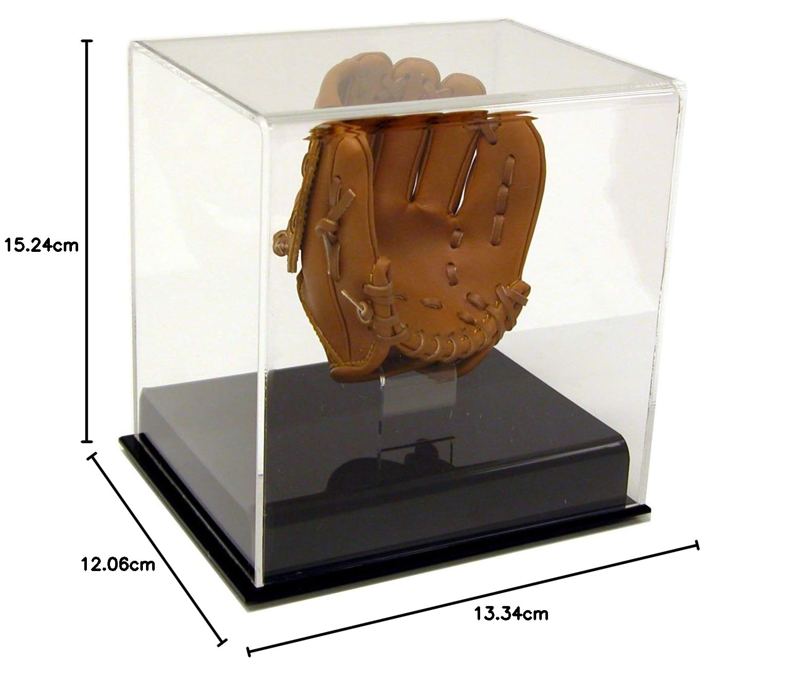 Mini présentoir en acrylique pour gants de baseball