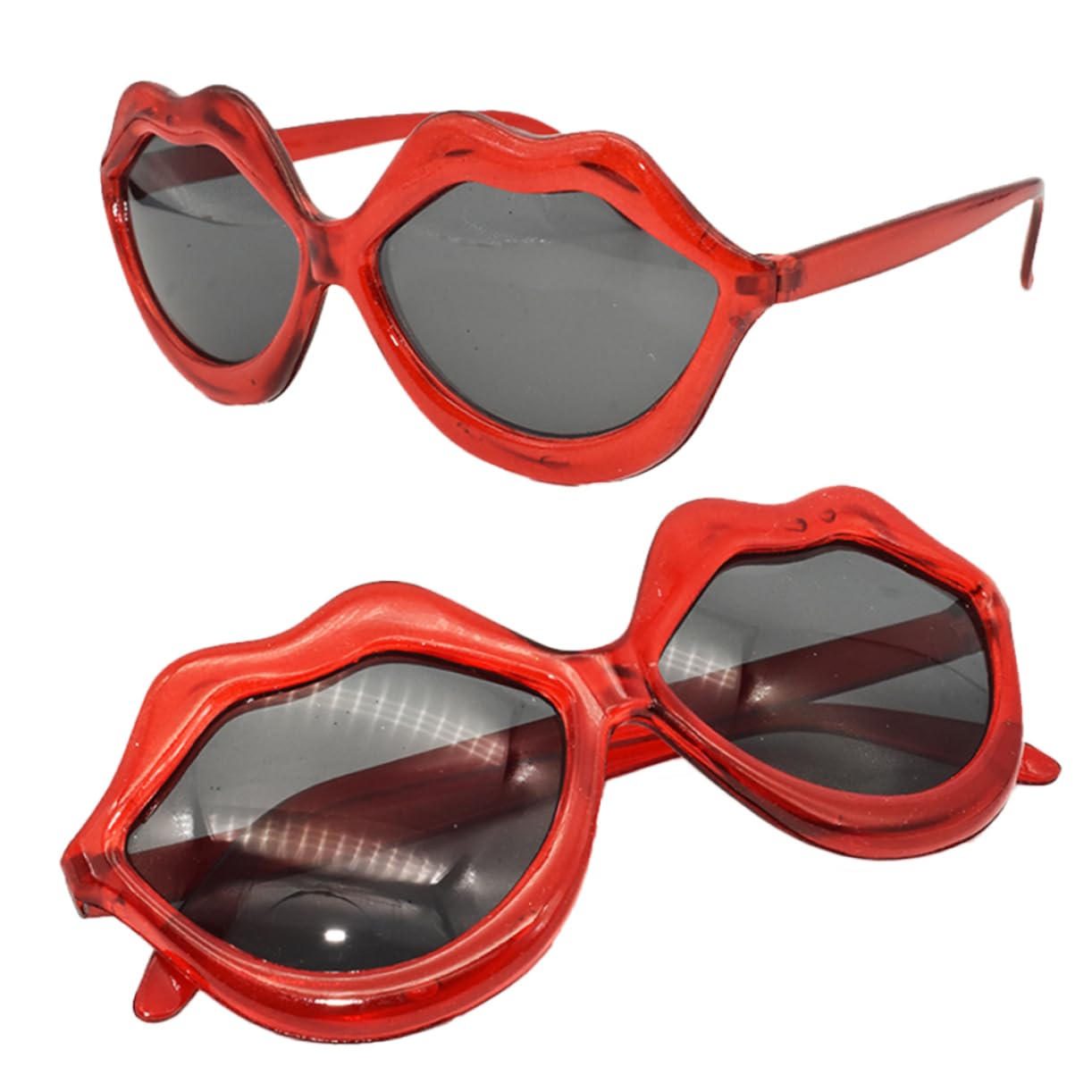 BESTYASH Sunglasses Retro Red Lens Sun Glasses for Women Party Glasses Party Supplies Personality Eyewear