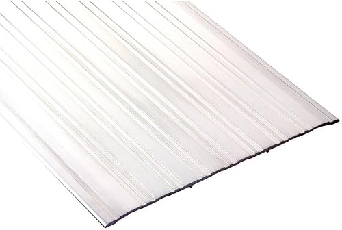 Pemko - 2748A72 Aluminio Estriado Umbral de Sillín, Acabado de Molino, 8"W x 72"L x 1/4"H