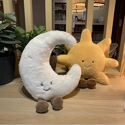 Miniatura 5 de NatureMan Juguetes de peluche con forma de sol, divertidos, sol y luna, muñecos de peluche, juguetes de decoración de habitación, regalo para niños