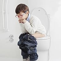 Vista 9 de Hibbent Asiento de inodoro de entrenamiento para ir al baño, asiento magnético integrado, tapa con tapa, nunca se afloja y cierra lentamente