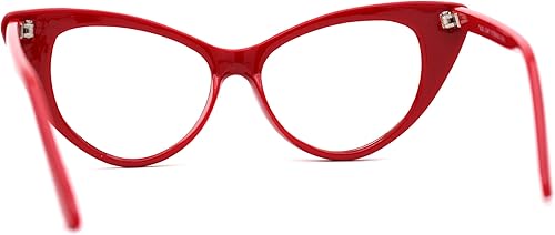 Miniatura 4 de SA106 Gafas de computadora con marco de ojo de gato auténtico gótico clásico con filtro de luz azul