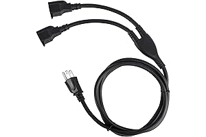 Compact 2 Way Power Splitter For Professional-Grade Power Extensions