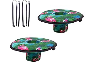 Essential Poolside Accessory: Floating Drink Holder with Lanyard