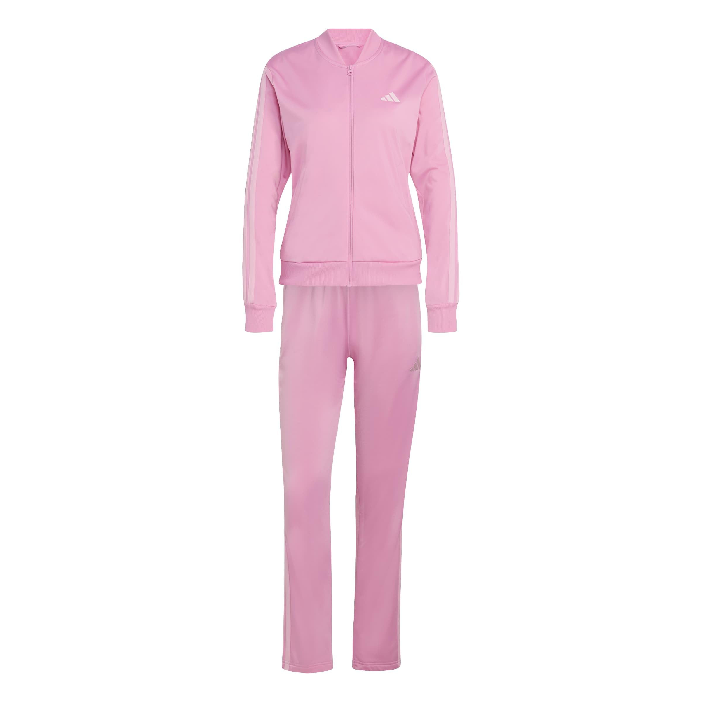 adidas Women's ESSENTIALS 3-STRIPES TRACKSUIT, st tropic bloom, XS