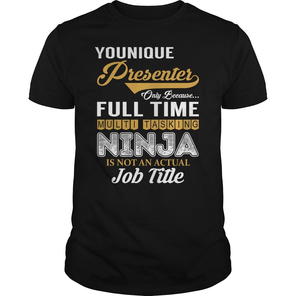 CropShirts Younique Presenter Multi-tasking Ninja Job Title