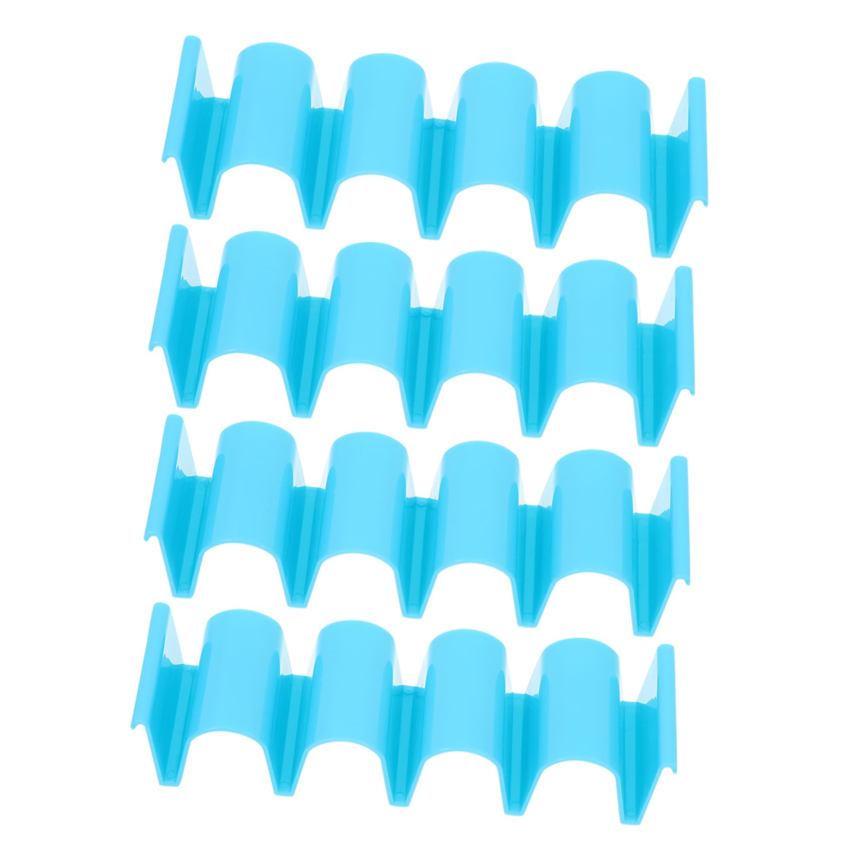 BRIGHTFUFU 4Pcs Decorative Taco Rack Stackable Taco Holder for for Home Parties and Restaurants Burritos and More