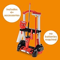 Vista 3 de Casdon - Little Helper - Carrito de limpieza de Casdon Henry (Rojo y Negro)