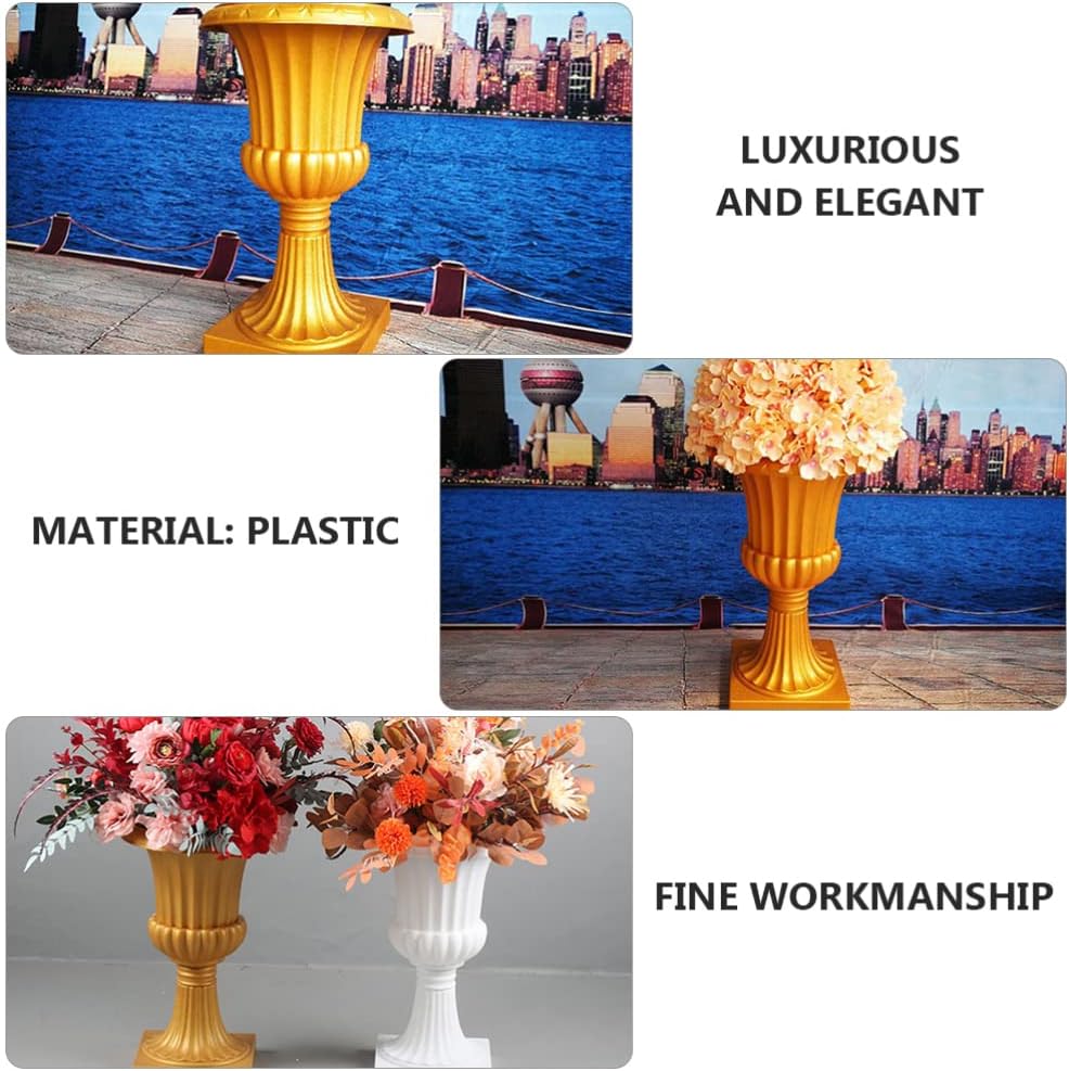 Roman urn Flower pots Outdoor Column Flower Pot Retro Grecian Urn