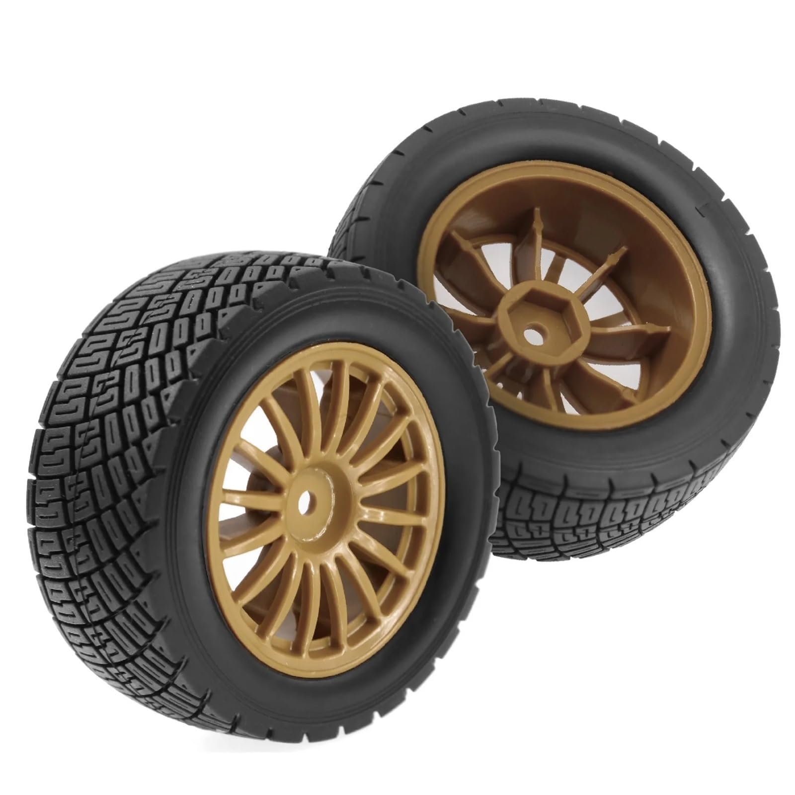 para Tamiya para WLtoys para HPI para HSP para ARRMA para Buggy 1/10 Llantas Planas Neumáticos 78mm Set 12mm Escala Hexagonal RC Piezas Mejora Coche RC Coche NeumáTico Piezas