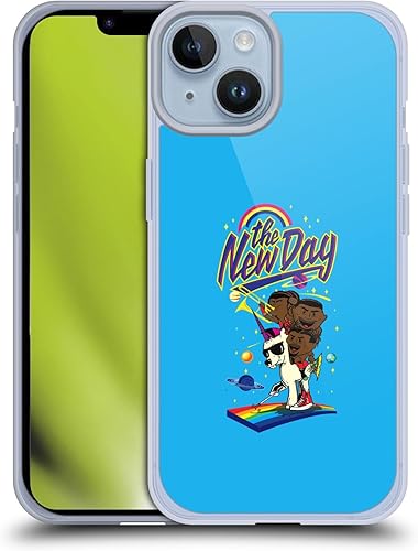 Head Case Designs Officially Licensed WWE Feel The Power The New Day Gel Case Military Grade Protection Compatible with Apple iPhone 14 and