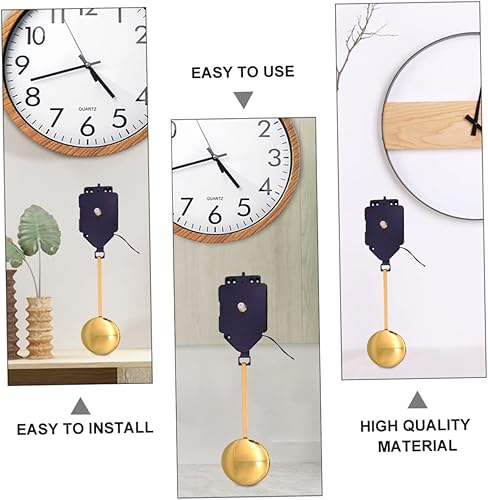 Miniatura 5 de Uonlytech 2 juegos de timbre movimiento oscilante mecanismo de reloj eléctrico DIY reloj accesorios carillón péndulo reloj mecanismo reloj