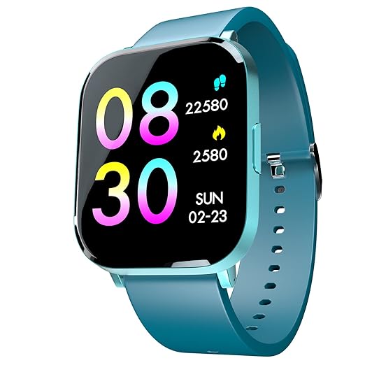 Fire-Boltt Ninja 2 Max 1.5 inches(3.9cm) Full Touch Display Smartwatch with SpO2, Heart Rate Tracking 20 Sports Mode Sleep Monitor, Camera Music Control, IP68 Dust Sweat Resistance (Dark Green, L) at Rs. 1599