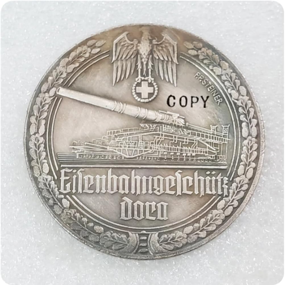 Rezajduie Gold/Silver Commemorative Coin 1939-1945 German Souvenir Coin Copy Coins