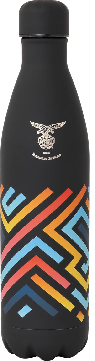 Eagle Primo Stella Stainless Steel Hot and Cold Vacuum Insulated Flask, Set of 1, Electro | Double Wall Flask | BPA Free |...