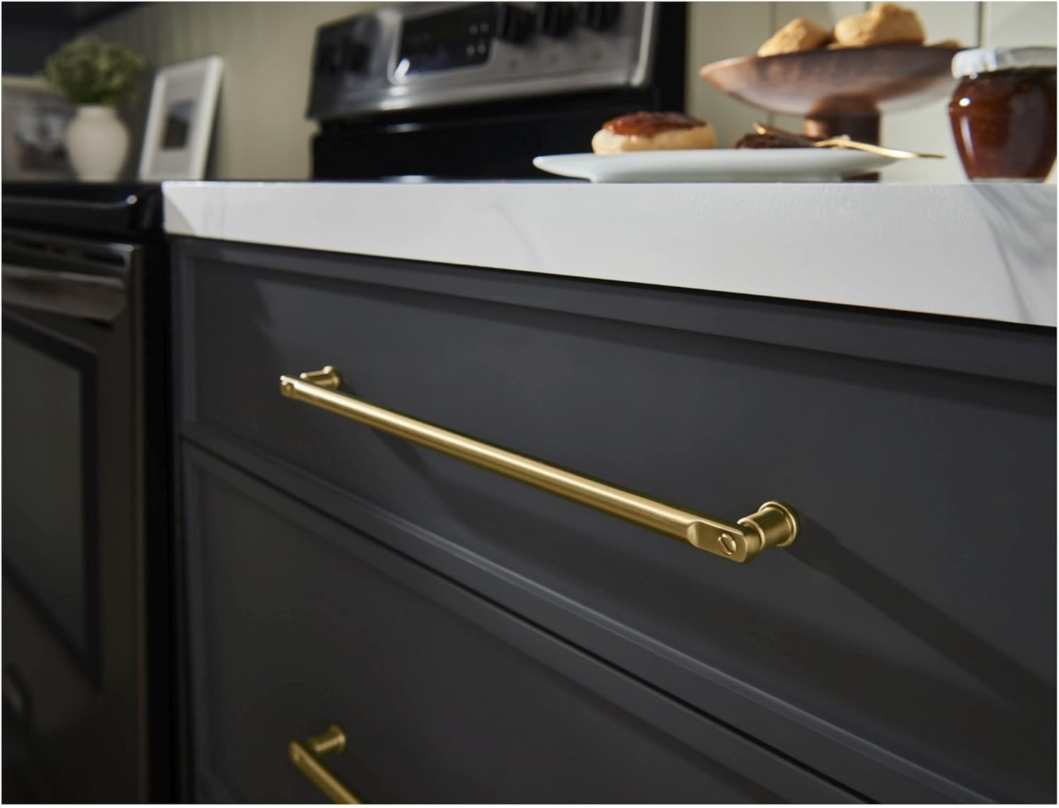 Atlas Homewares Everitt Appliance Pull 18 Inch (c-c) Matte Black