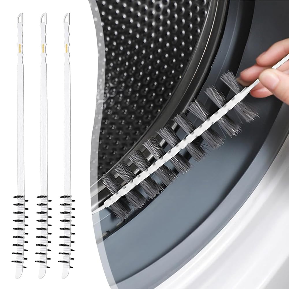 Brosse de Nettoyage pour Machine à Laver, Brosse pour Machine à Laver à Tambour, Brosse de Nettoyage pour Salle de Bain, Outil de Nettoyage à Long Manche A