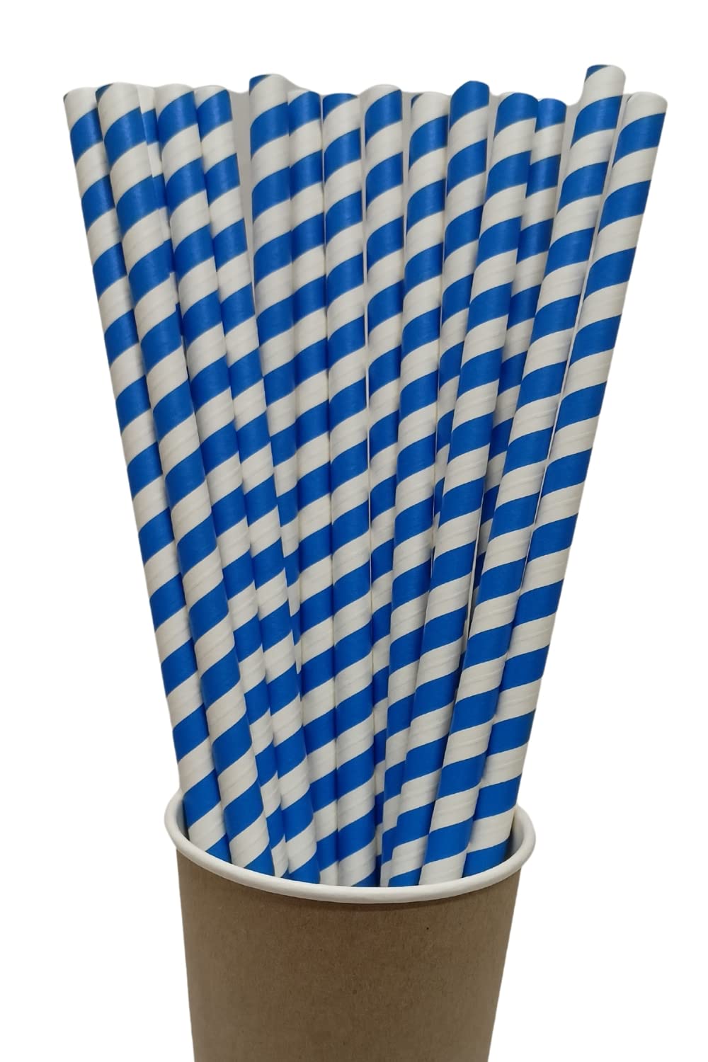Straw 10 mm Pack of 50 Pcs Boba Paper Straw 12 inch Ecofriendly Striped Straws Blue Large Straws for Drinking Juice Party Straw Pack Paper Straws for Drinking Juice Long Straw (B0C3W411FK) Amazon Price History, Amazon Price Tracker