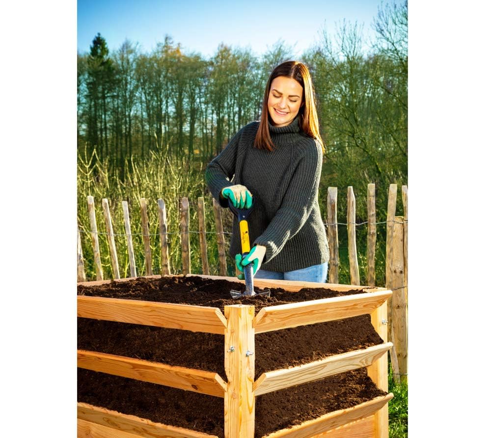 Spear Head Spaten - Verstärkte Fiberglas Gartenschaufel mit gepolstertem D-Griff - Preisgekrönte Schaufel - Modell SHFD2