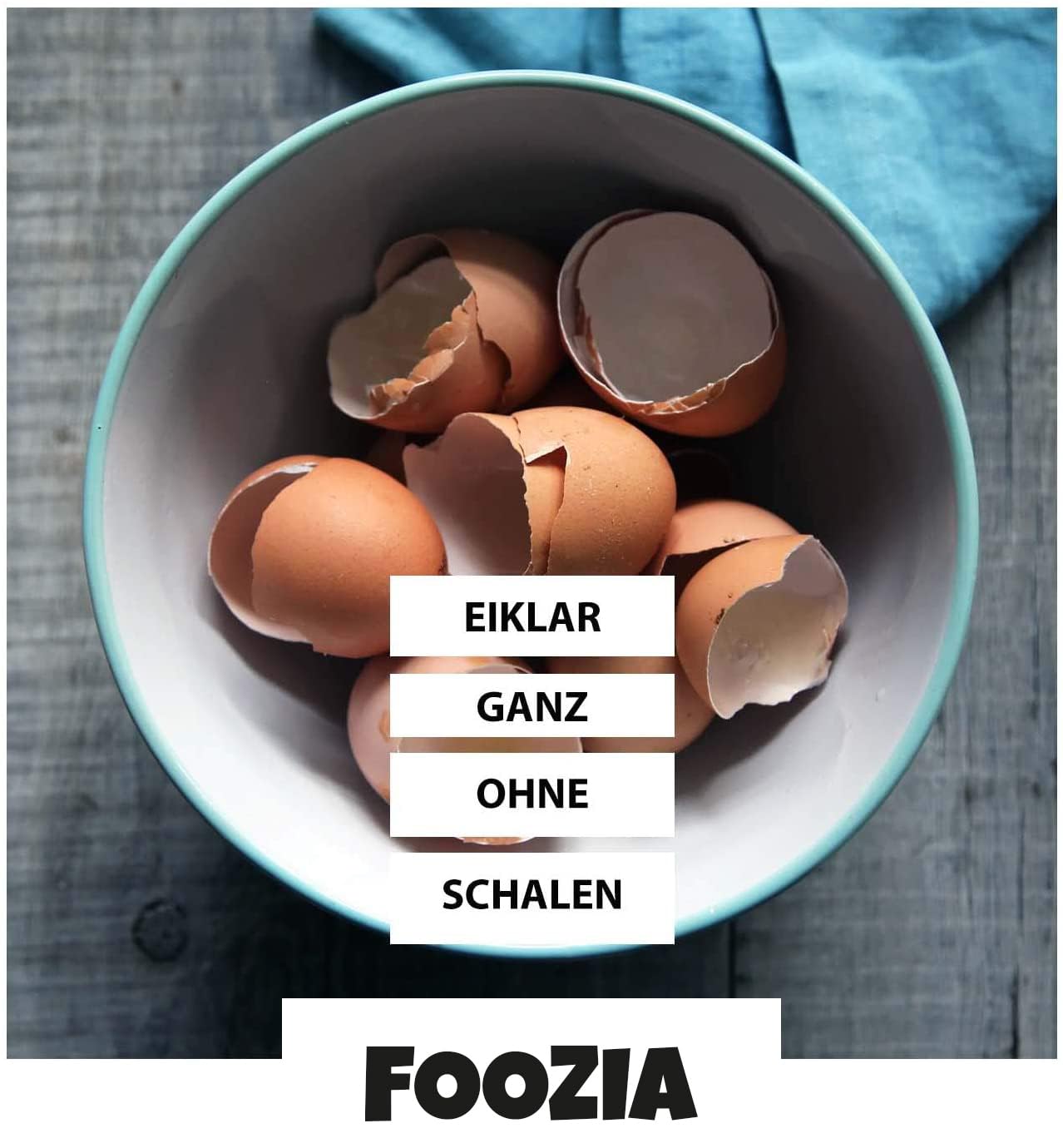 Foozia Clara de huevo en polvo 525 g Pur Egg White Powder Proteína de huevo
